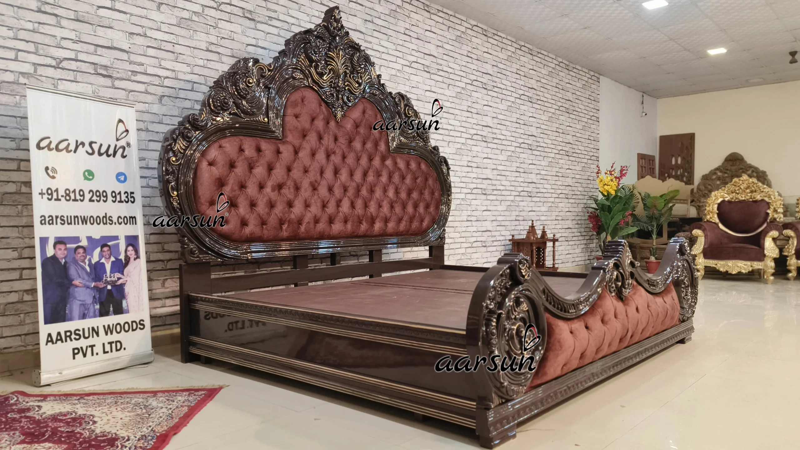 AI Inspired Bed Design Grand Super Deluxe Bed Design view 5