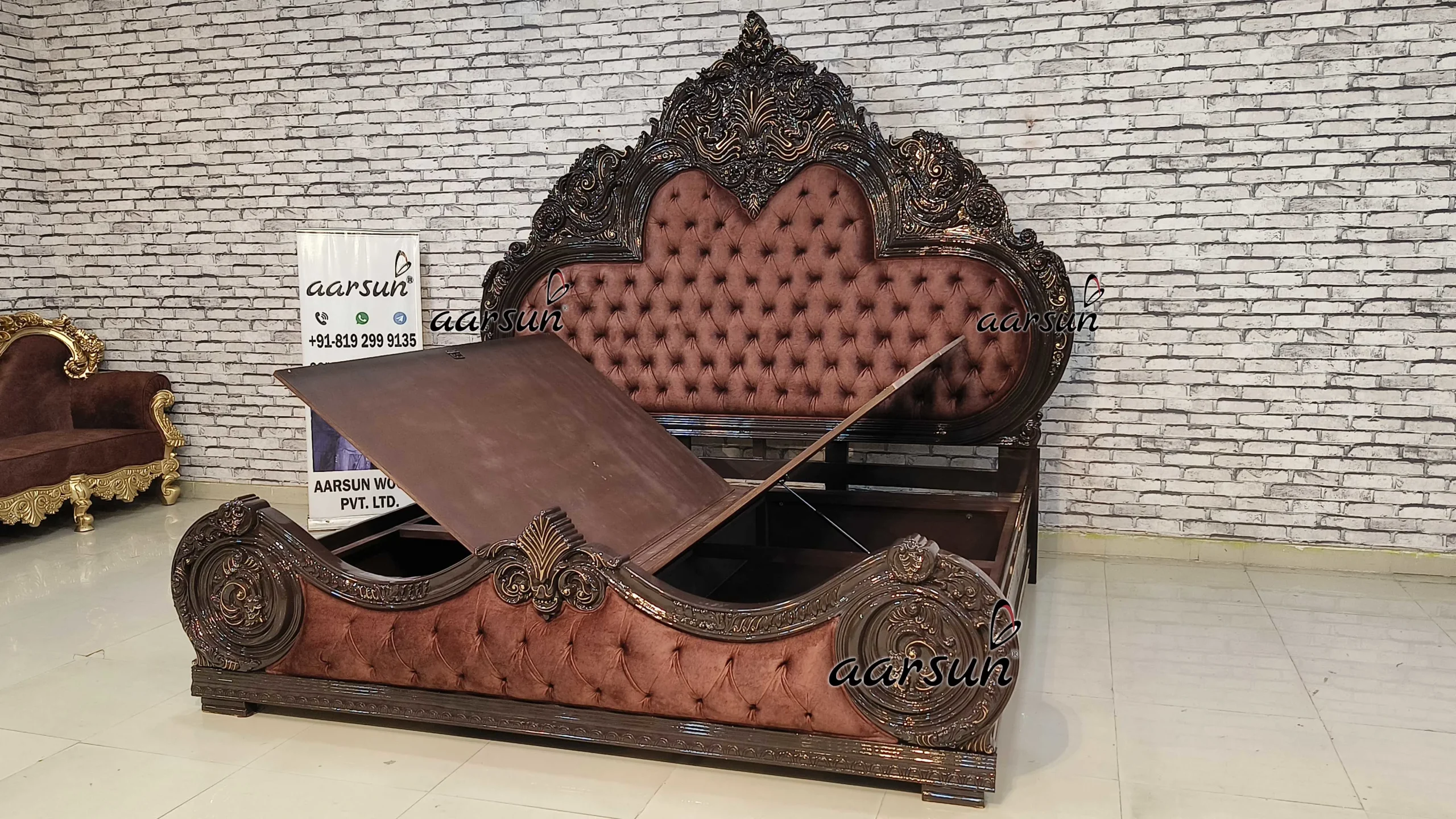 AI Inspired Bed Design Grand Super Deluxe Bed Design view 6