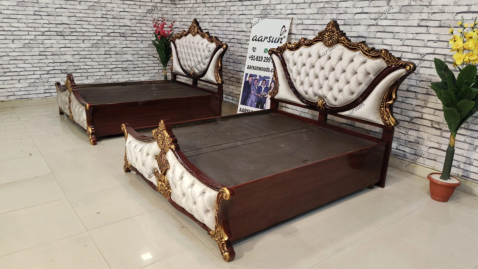 Amazing Queen Size Bed Elegant Design view 3