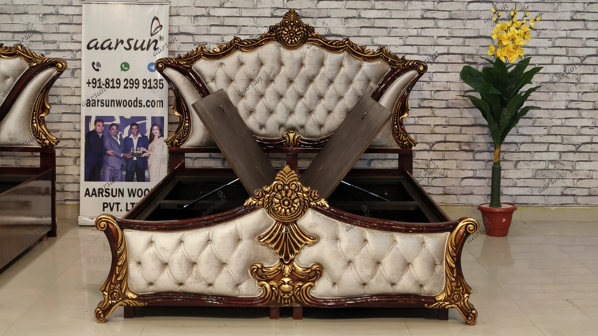 Amazing Queen Size Bed Elegant Design view 5