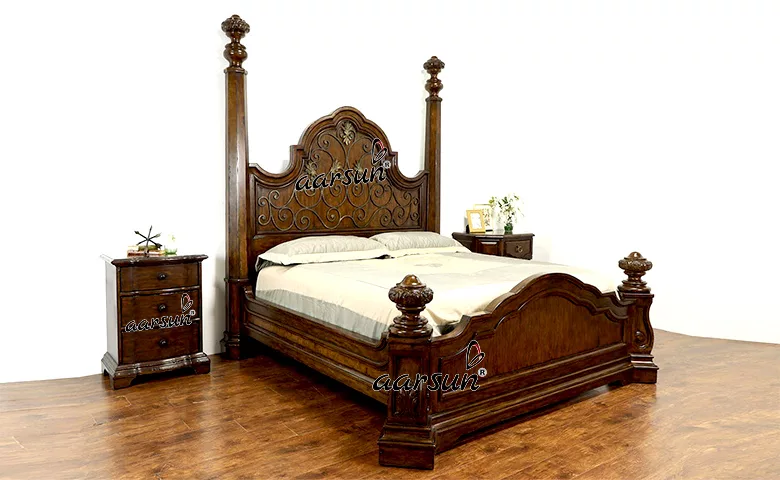 Antique Poster Style Bed