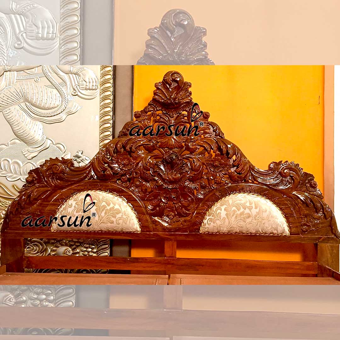 Bed Design Sheesham Wood view 5