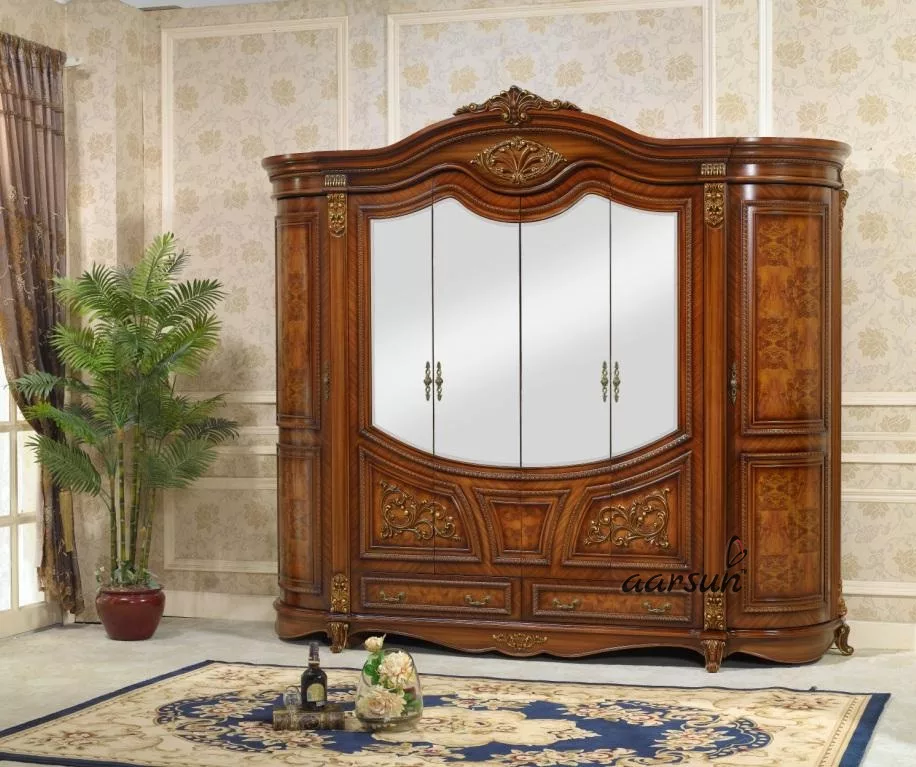 Carved Wooden Furniture for Bedroom view 3