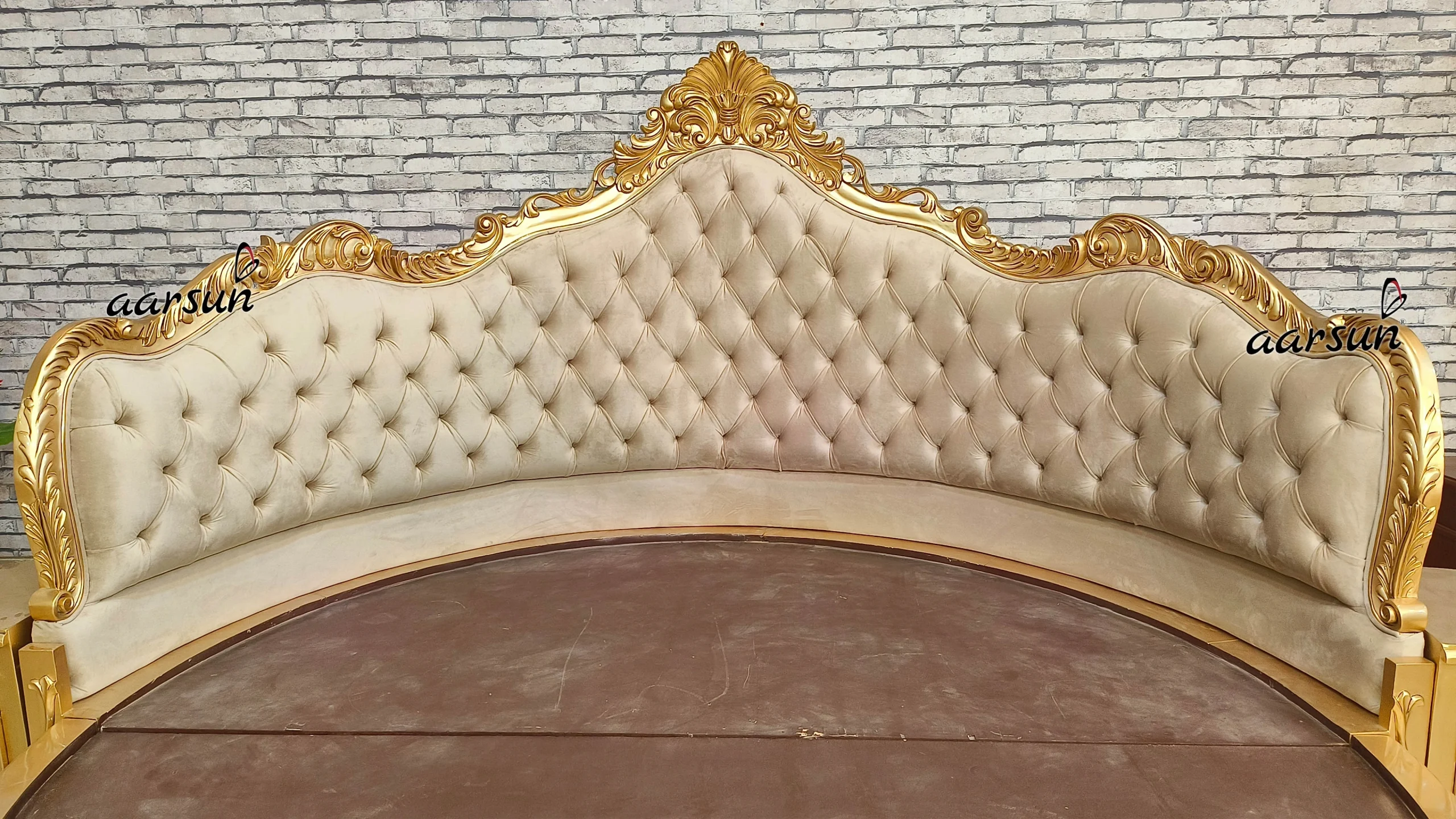 Custom-Crafted Huge Round Bed with Almirah view 7