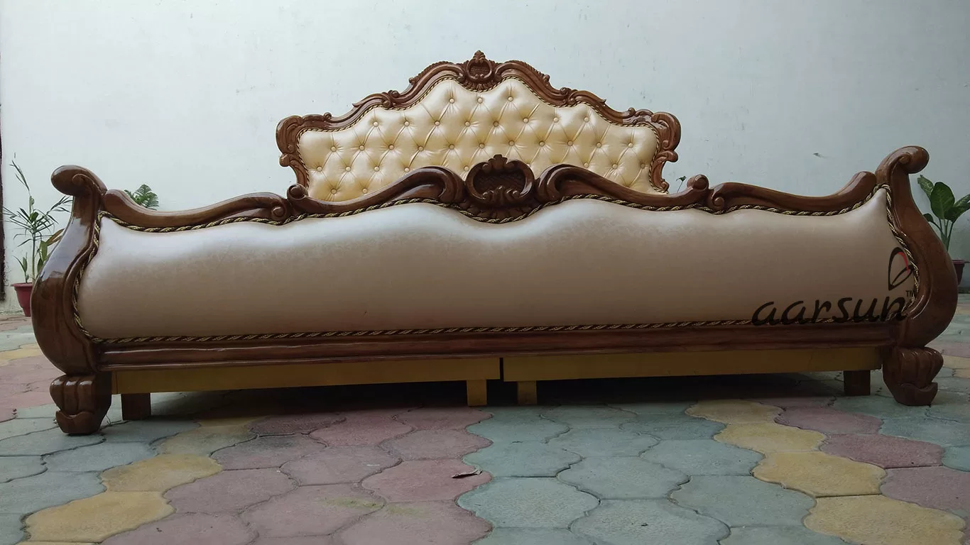 Handcrafted Wooden Box Bed view 3