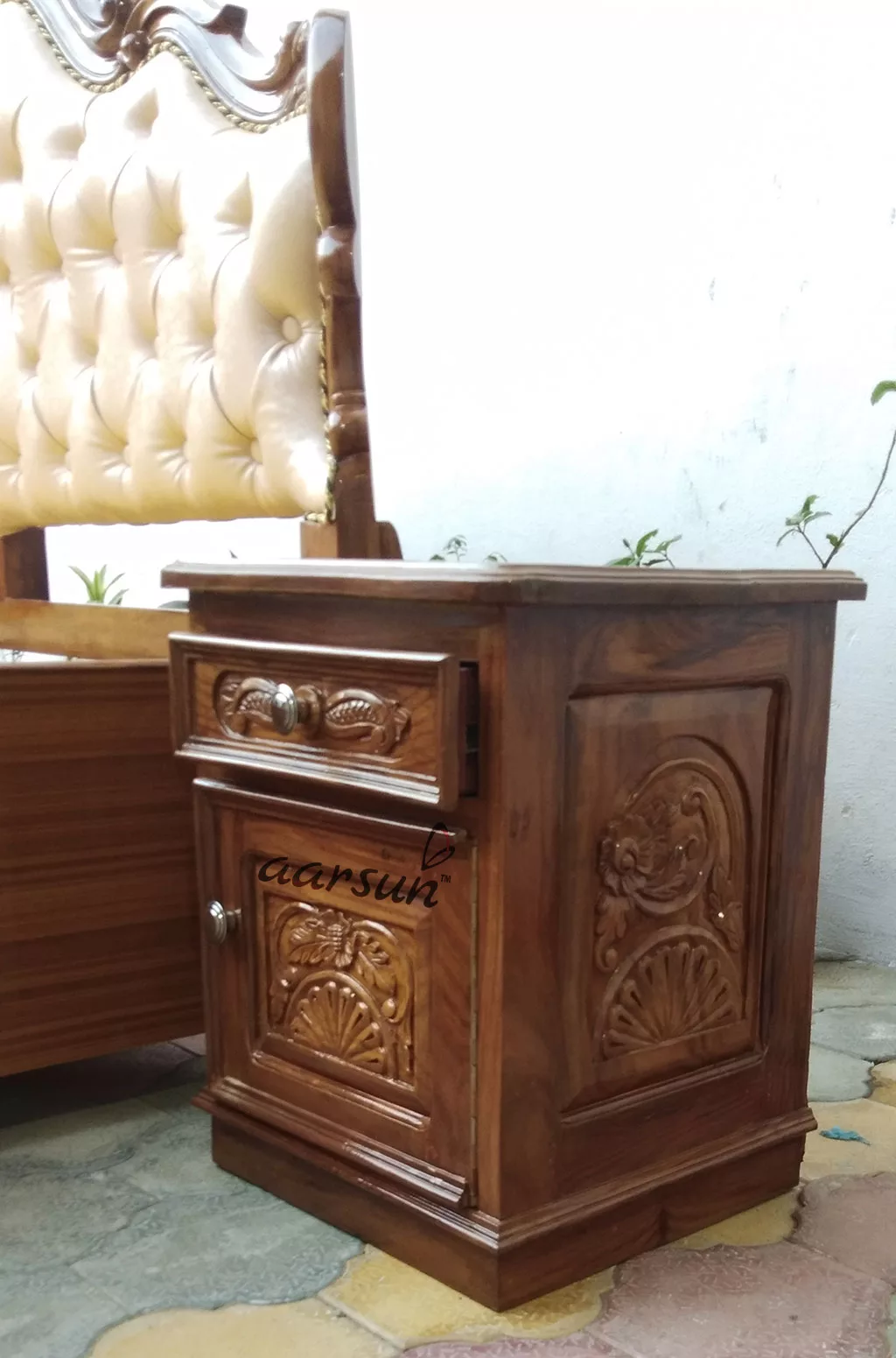 Handcrafted Wooden Box Bed view 5