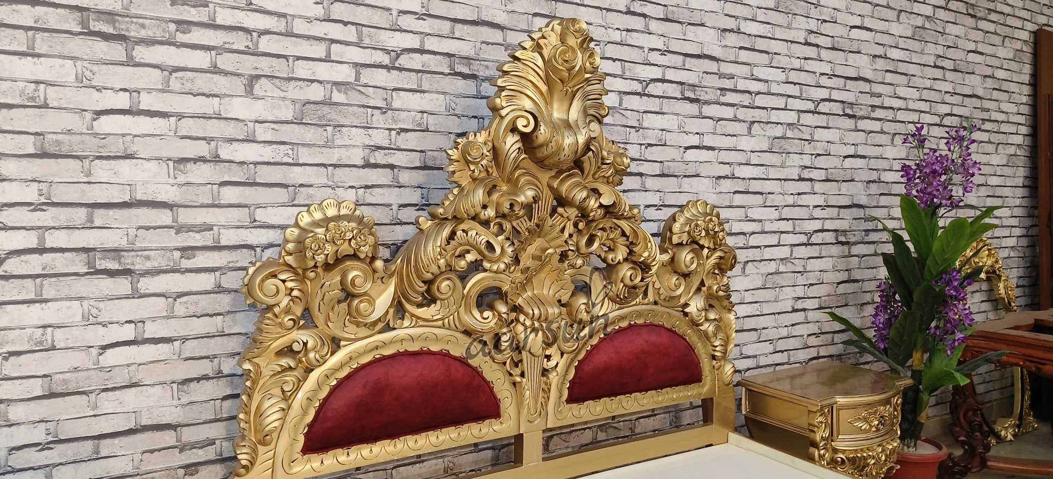 King Size Bed with Royal Finish view 3