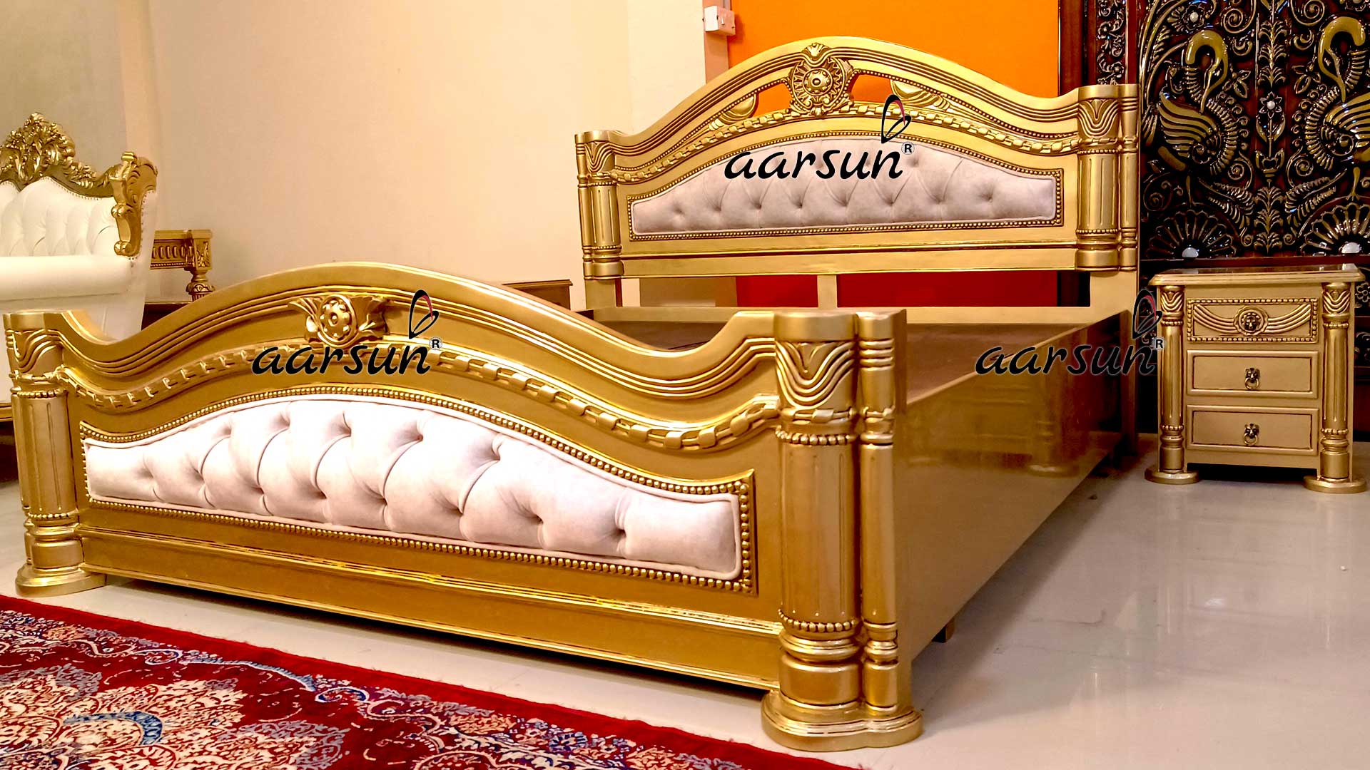 King Size Luxury Bed view 4