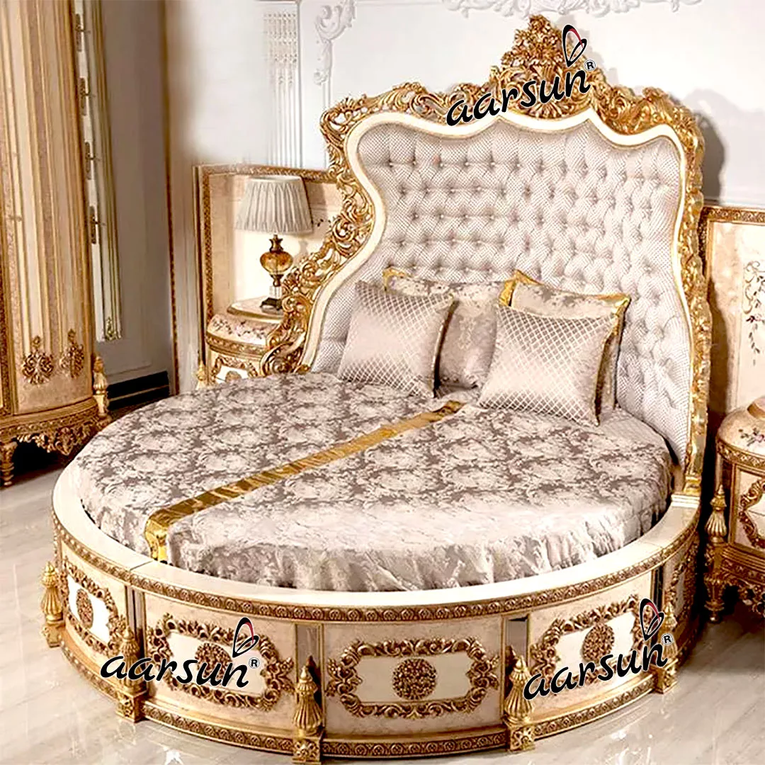 Luxury Round Bed Furniture view 3