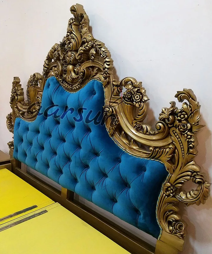 Luxury Teak Wood Bed with Storage view 4