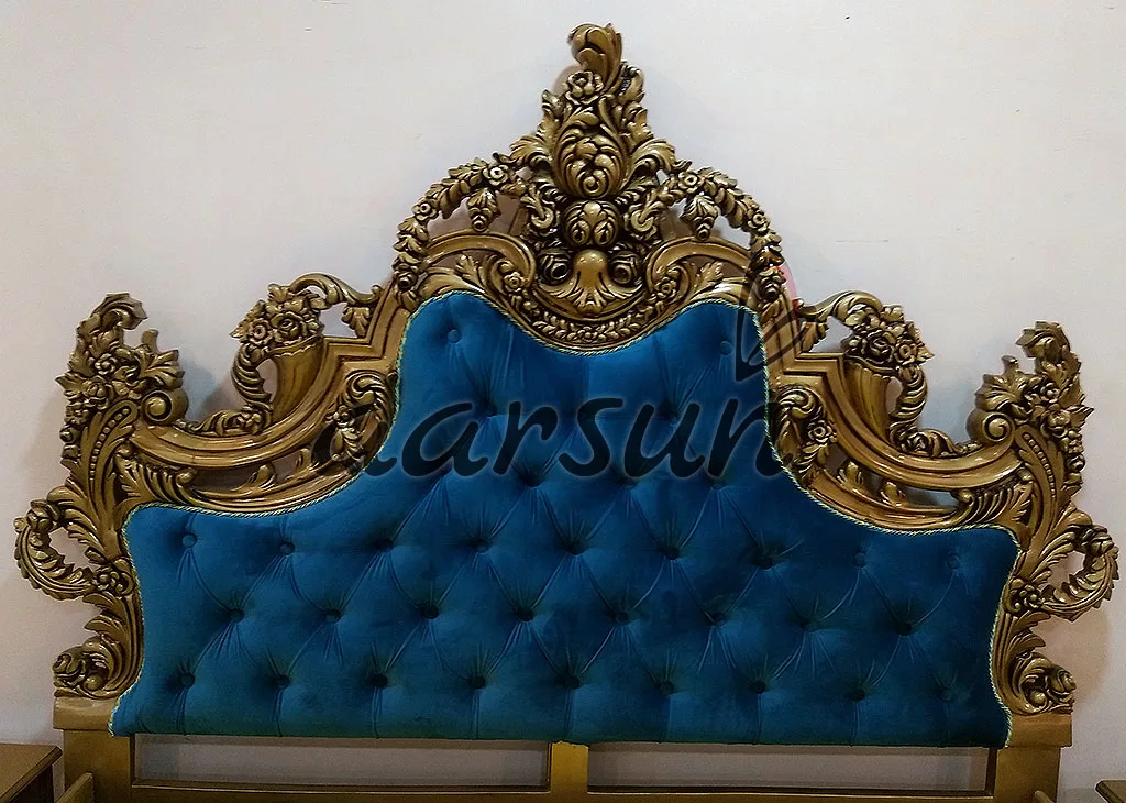 Luxury Teak Wood Bed with Storage view 6