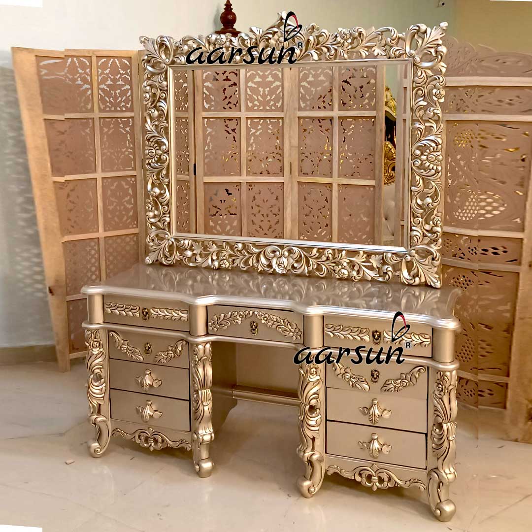 Luxury Wooden Bedroom Set view 5
