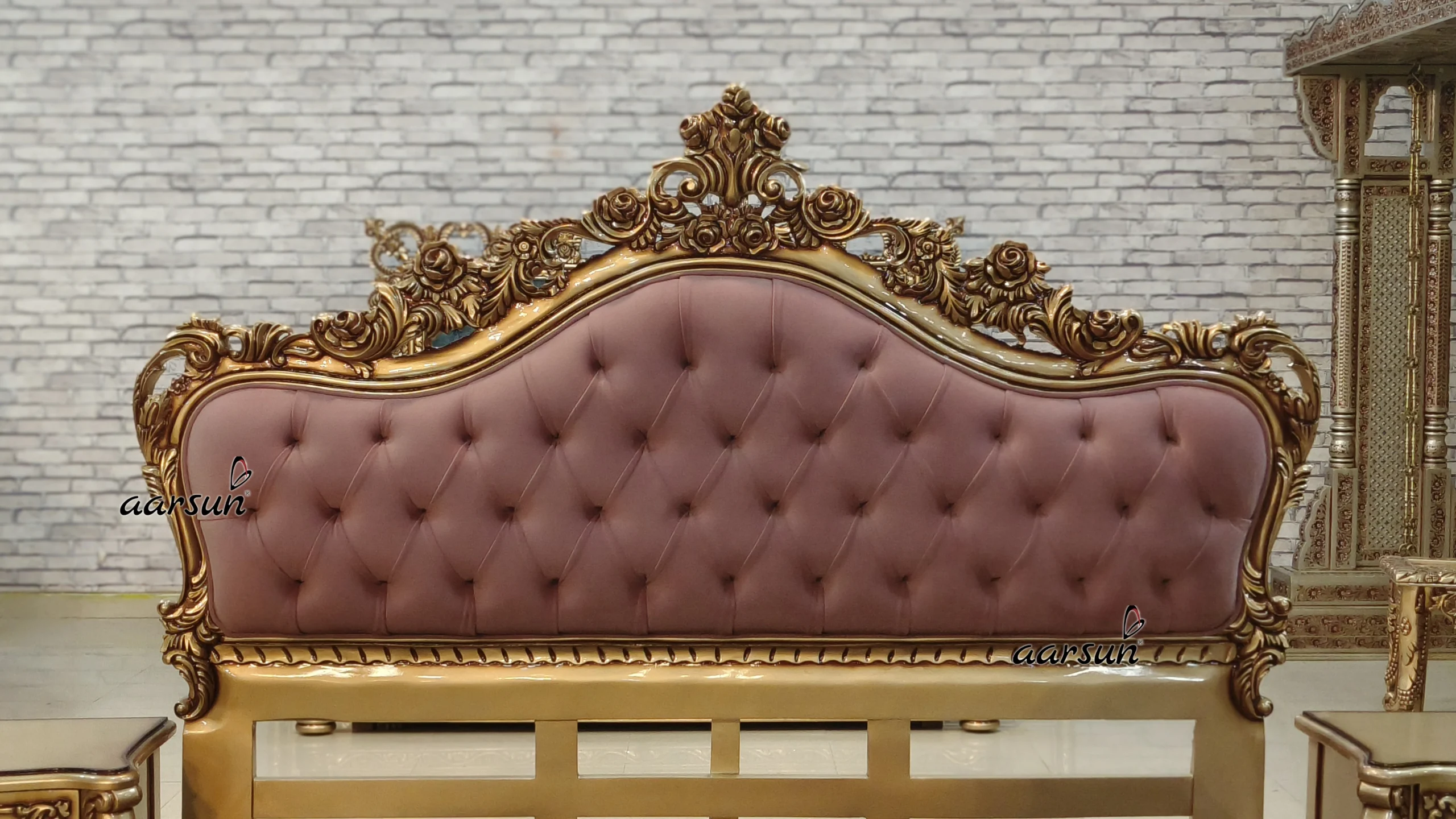 Luxury bed design with 2 different storage view 5
