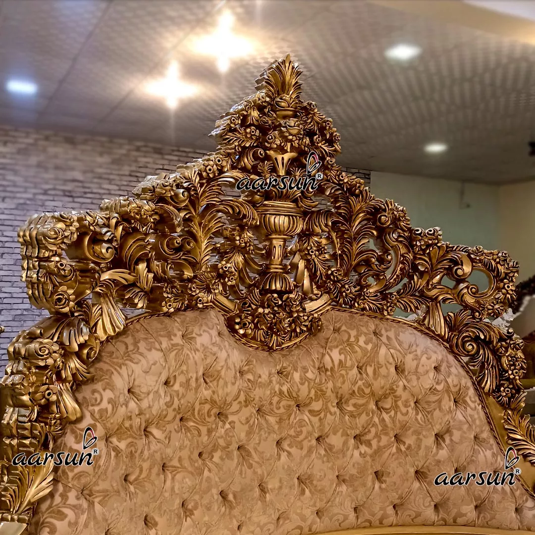 Majestic Gold Round Bed view 3