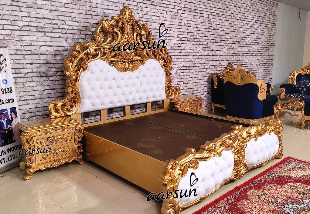 Master Bedroom top designer bed Classy Model view 4