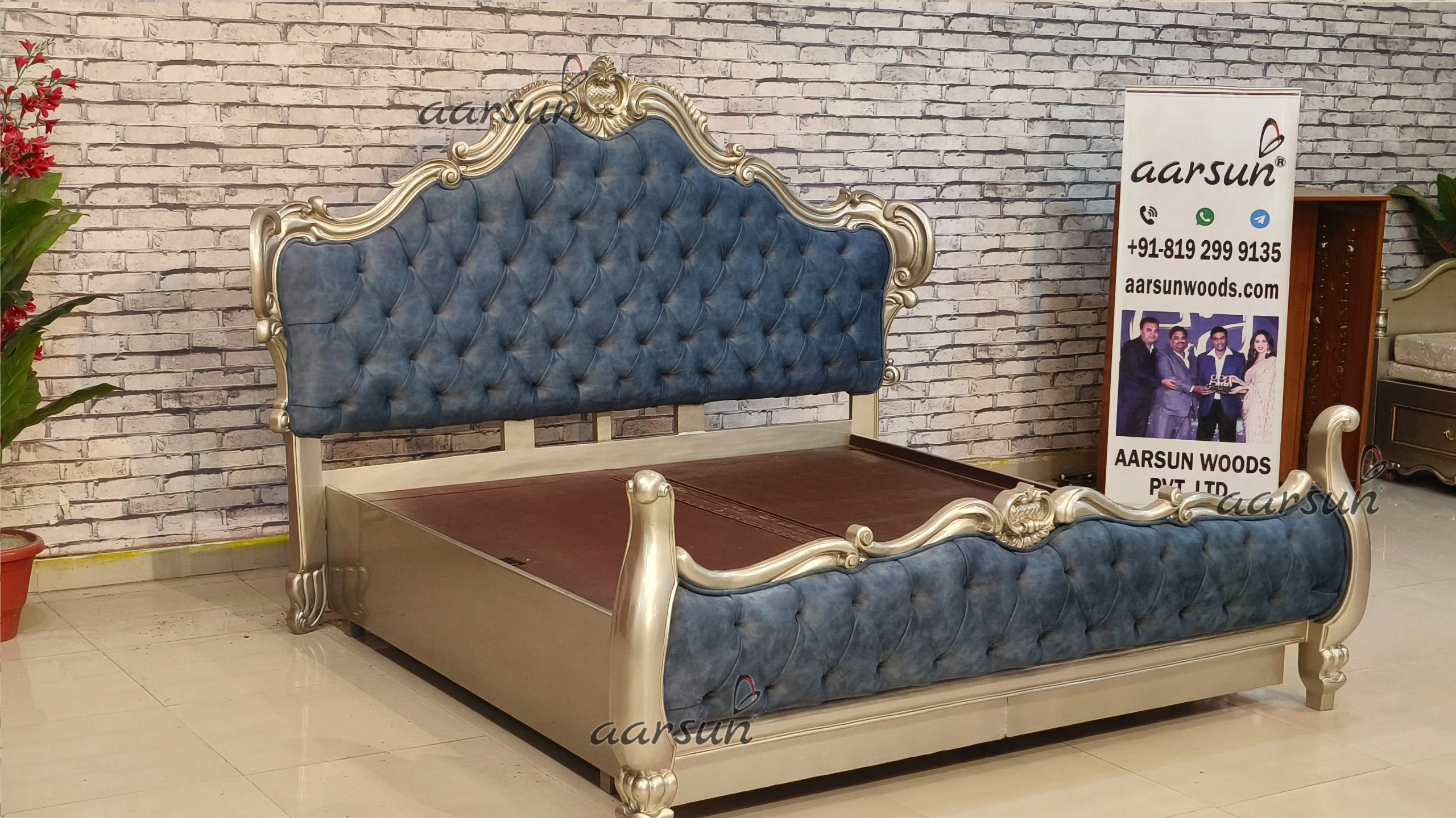 Masterfully Designed- King Size Bed view 4