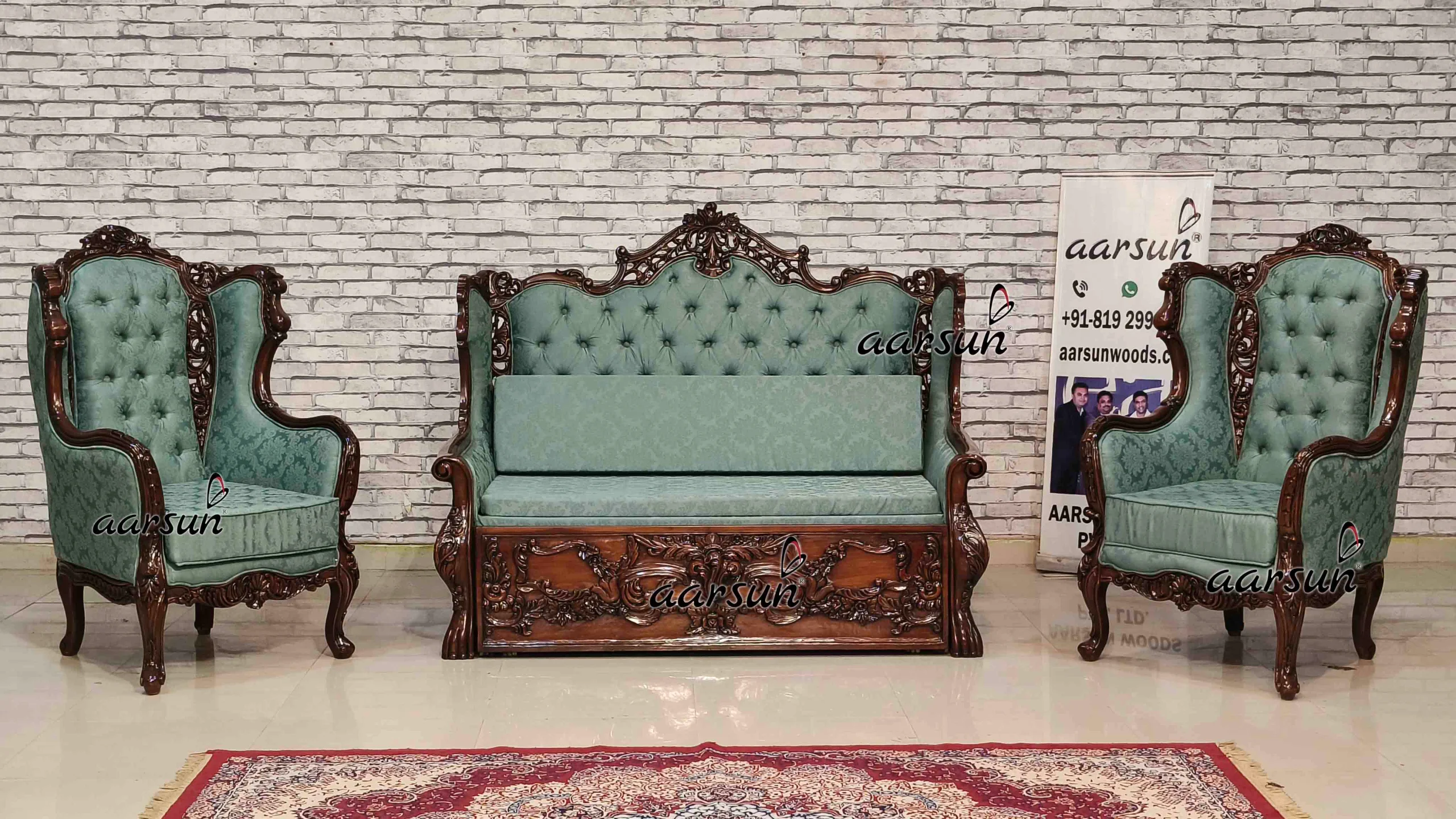 Premium Quality Handcrafted Sofa Cum Bed view 3