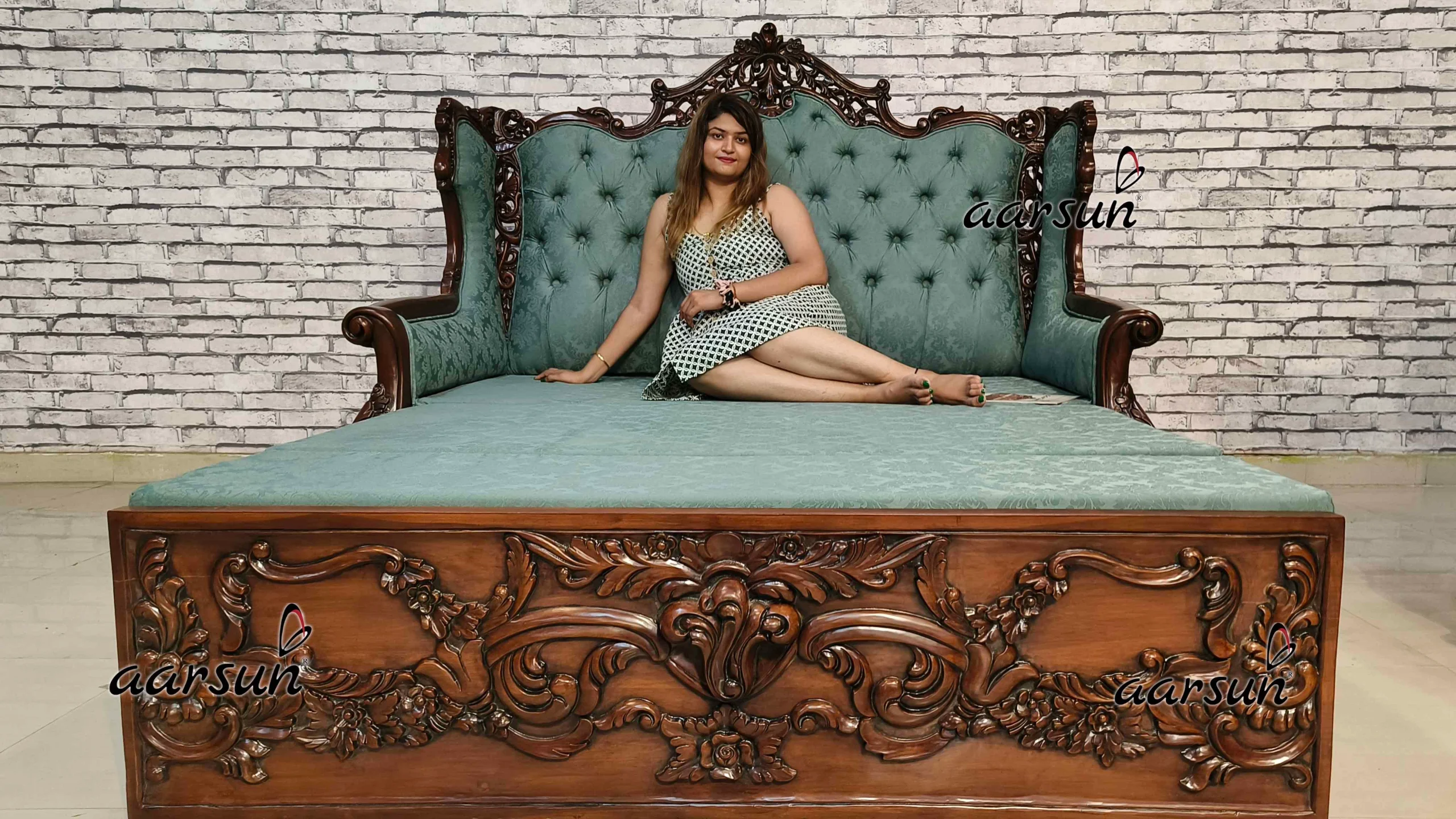 Premium Quality Handcrafted Sofa Cum Bed view 8