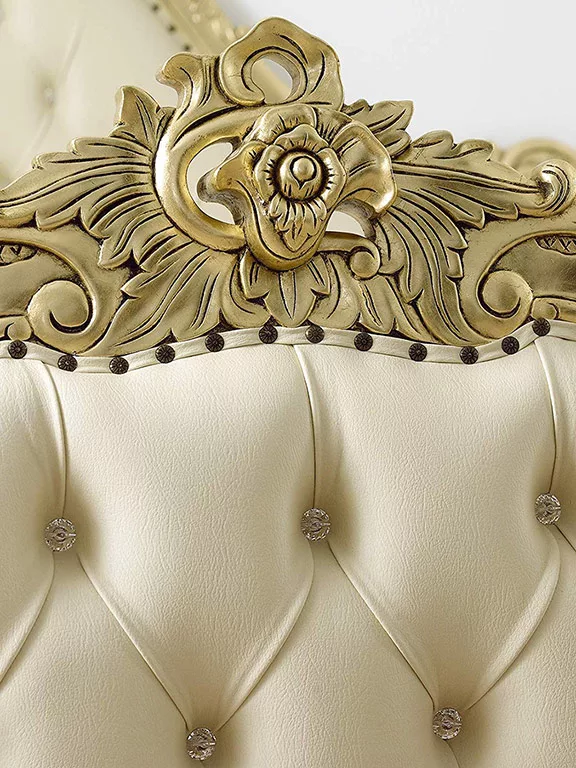 Queen Size Bed Top Design view 4