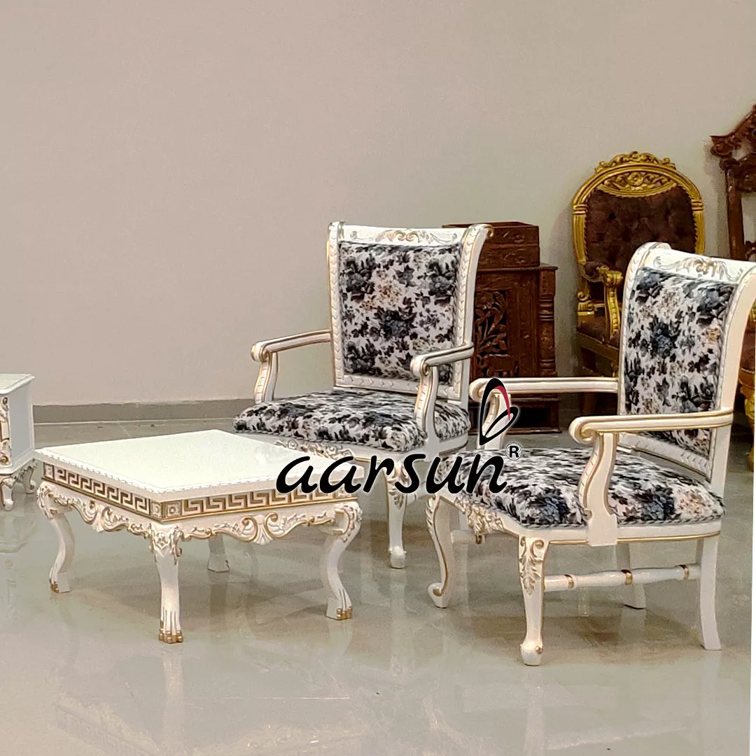 Royal Bedroom Set in White Polish view 8