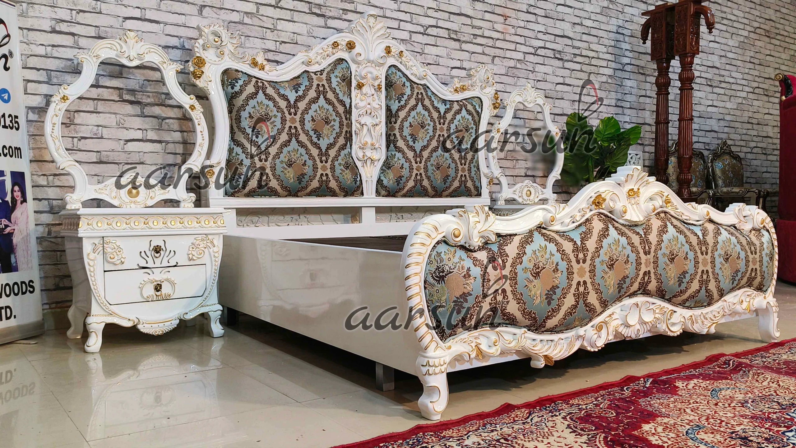 Stylish Bed Design For a Royal Bedroom view 5
