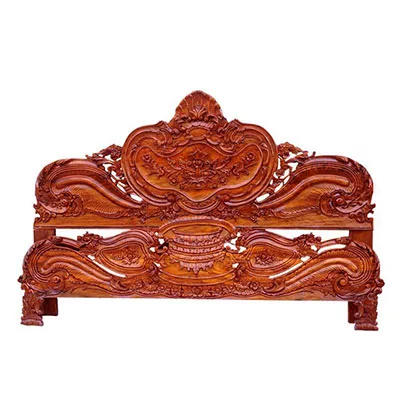 Traditionally Handmade Wooden Double Bed frame