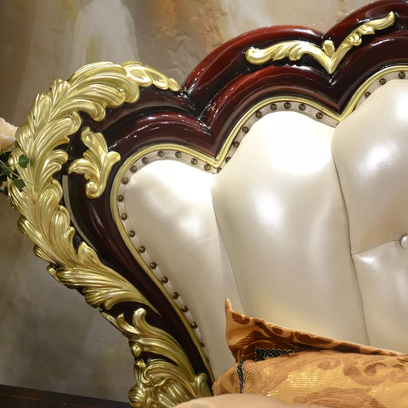Traditionally Handmade Wooden Double Bed view 5
