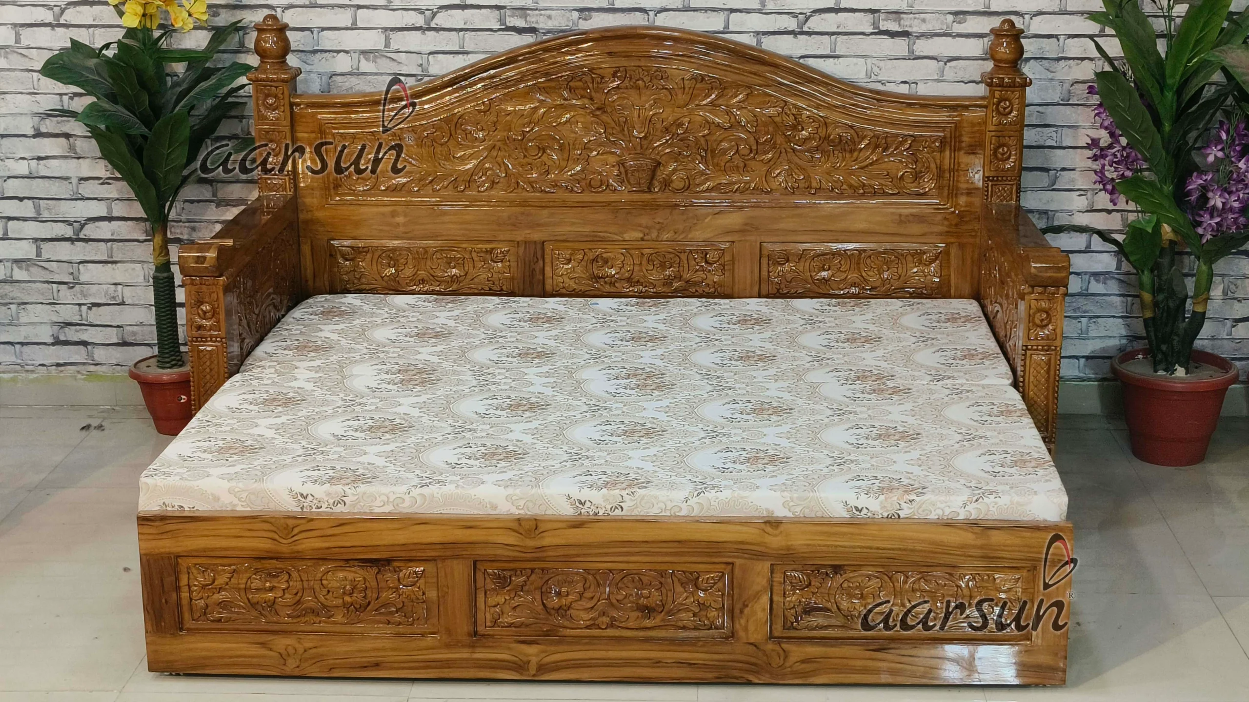 Transform your space with this modern sofa cum bed view 6