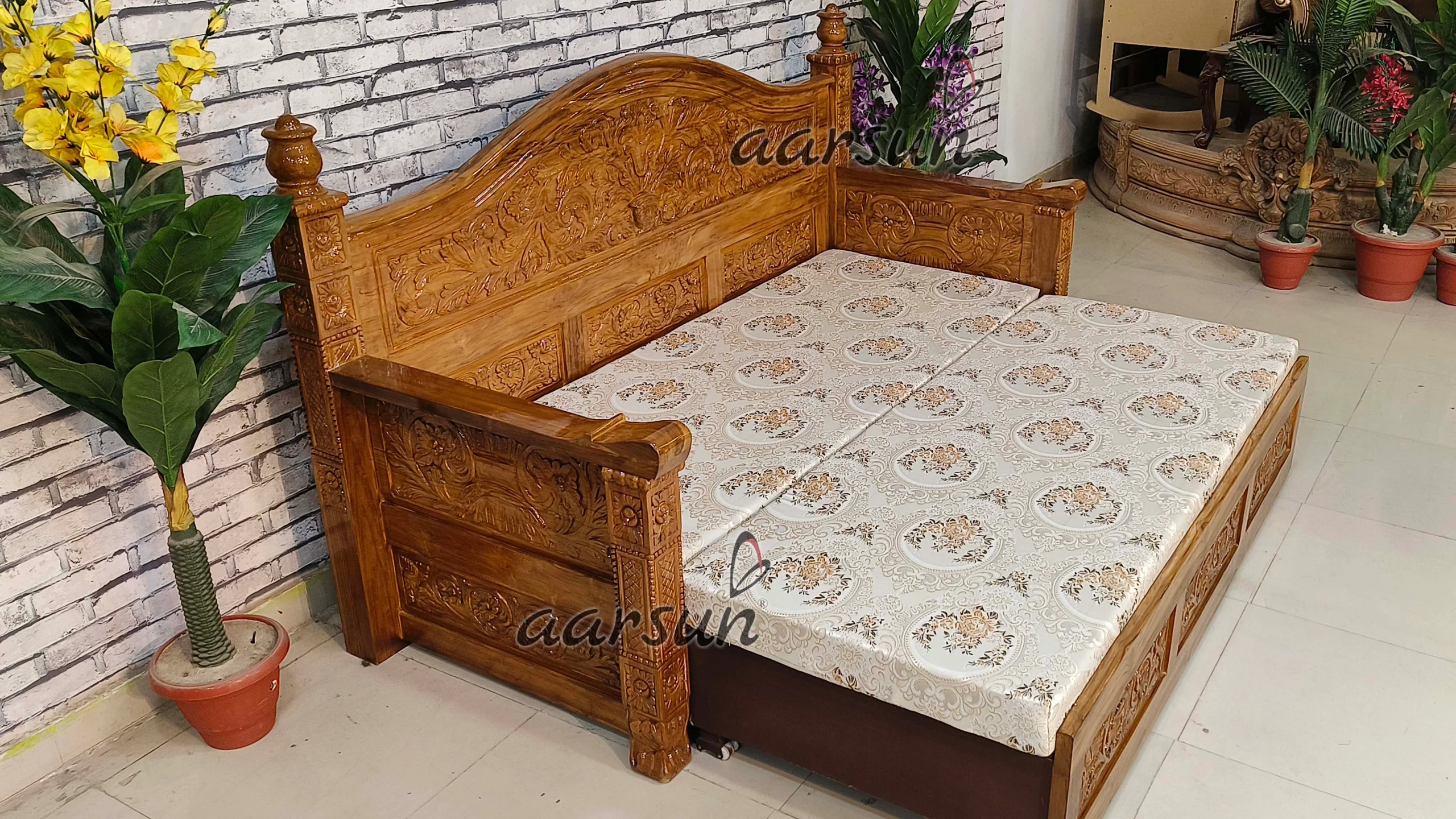 Transform your space with this modern sofa cum bed view 7