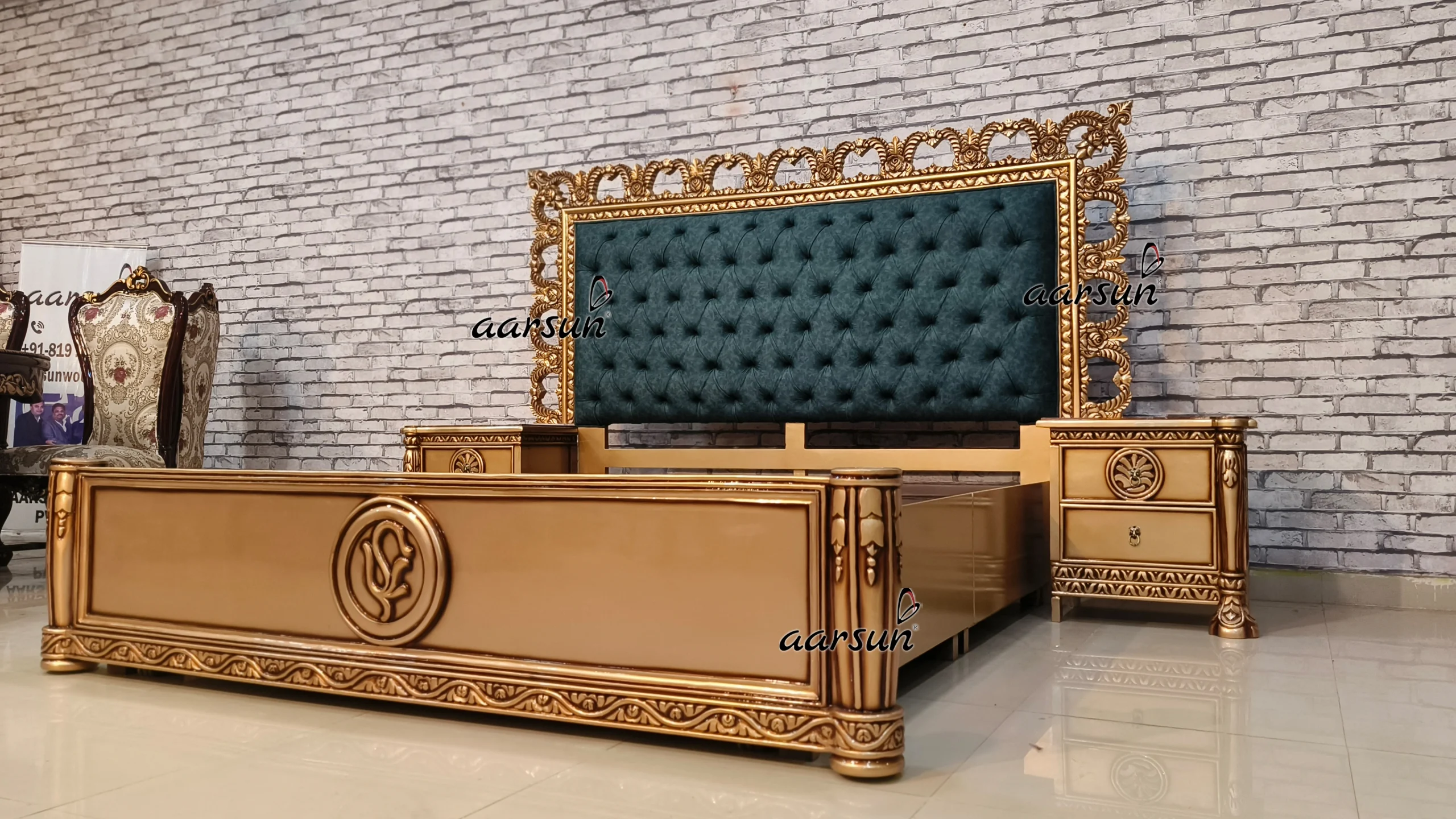 Unique bed design with 2 different storage view 3