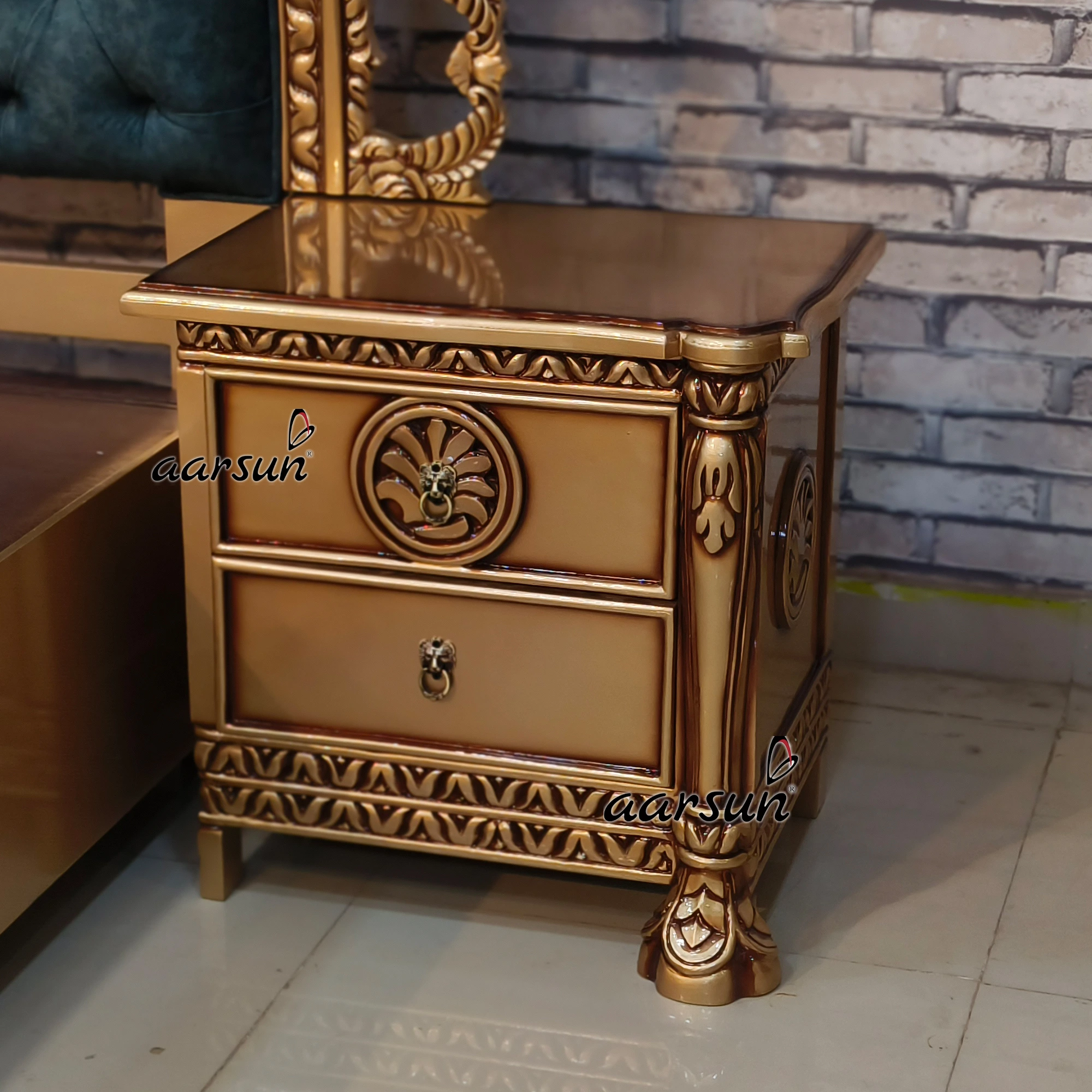 Unique bed design with 2 different storage view 7