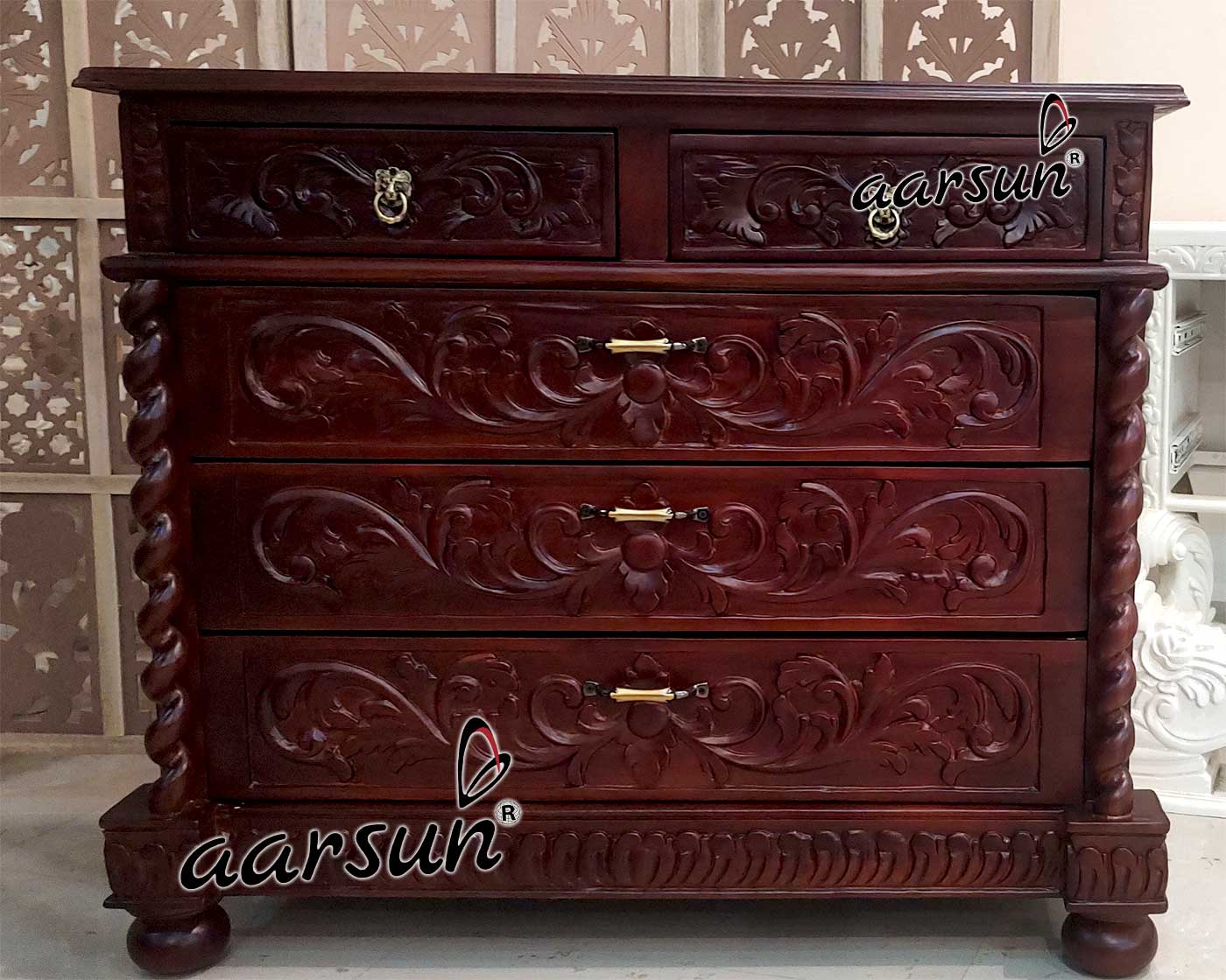 Victorian Carved Canopy Bed Poster view 4