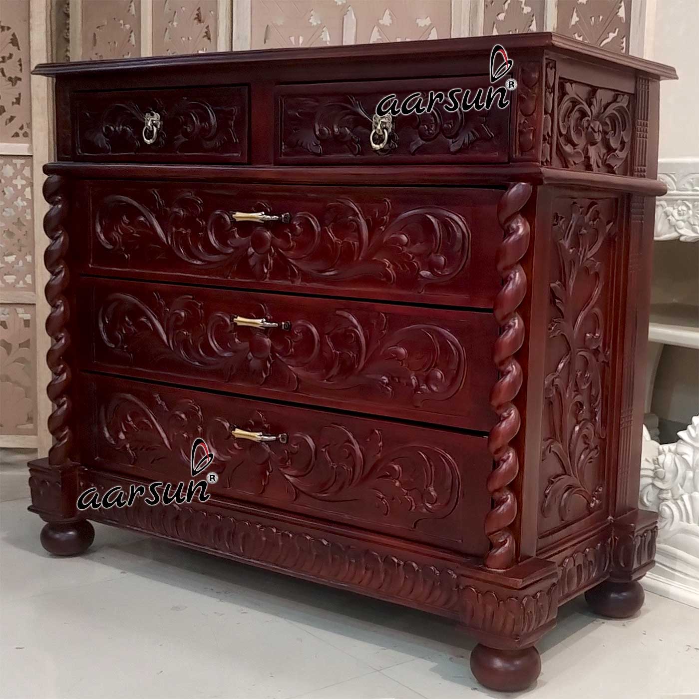 Victorian Carved Canopy Bed Poster view 5