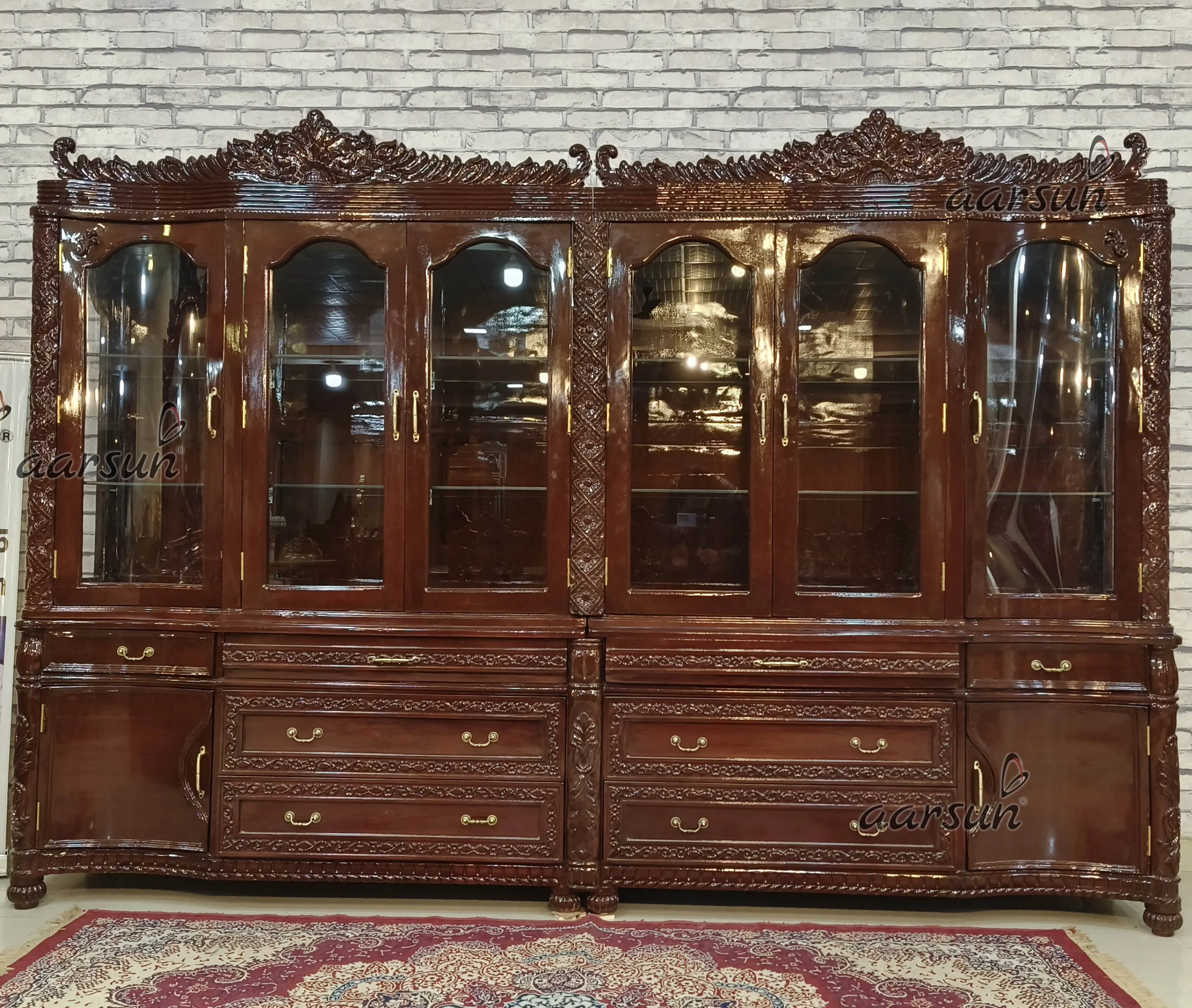 Vintage Style Wooden Bedroom Furniture Set view 8