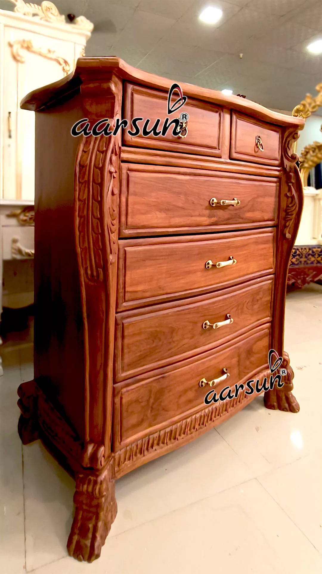 Wooden Bedroom Mid Century Modern Furniture view 6