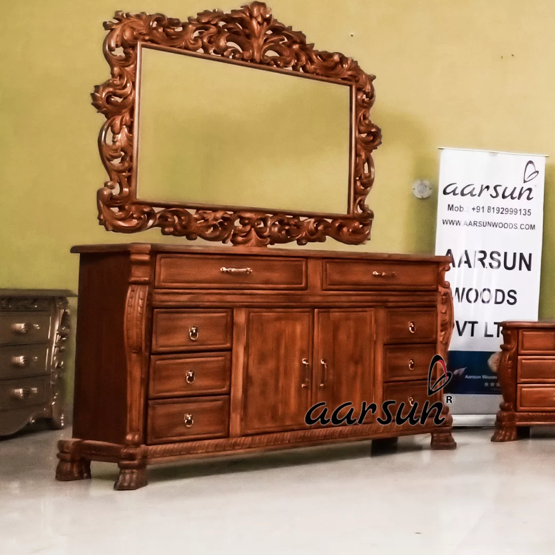 Wooden Bedroom Mid Century Modern Furniture view 9