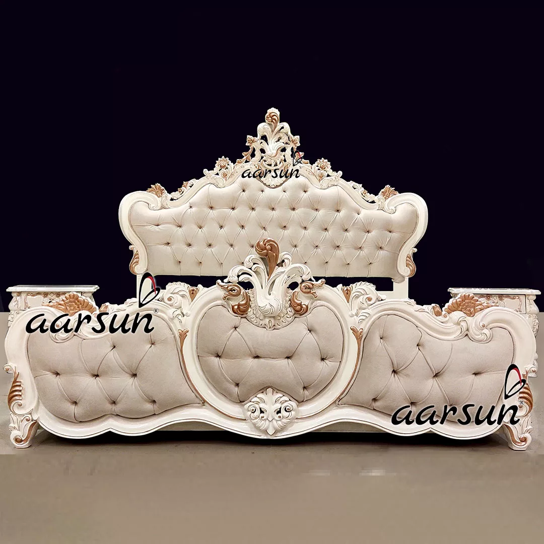 Wooden Royal Bedroom Set view 5